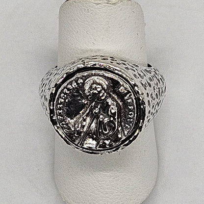 Anello San Francesco di Paola Gambo lavorato in Argento - AN.SF.5 Amanthia