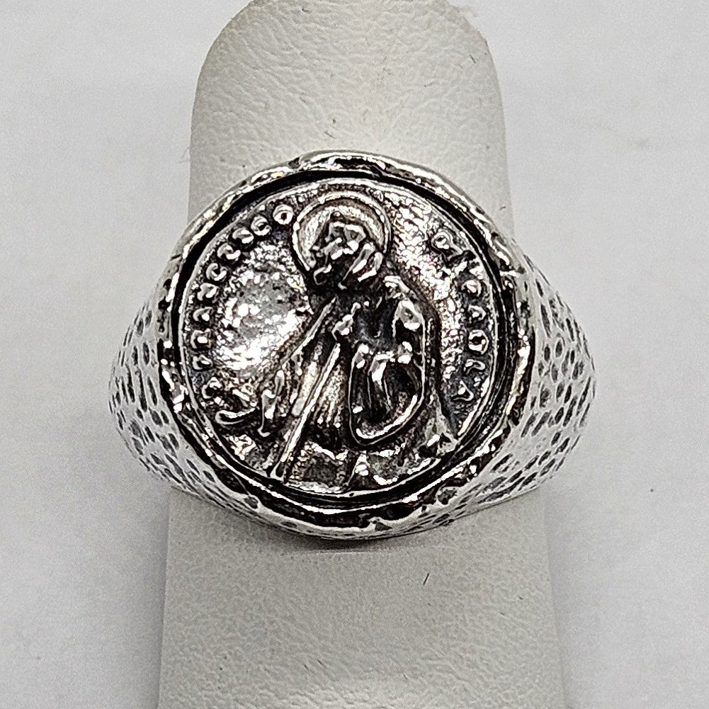 Anello San Francesco di Paola Gambo lavorato in Argento - AN.SF.5 Amanthia