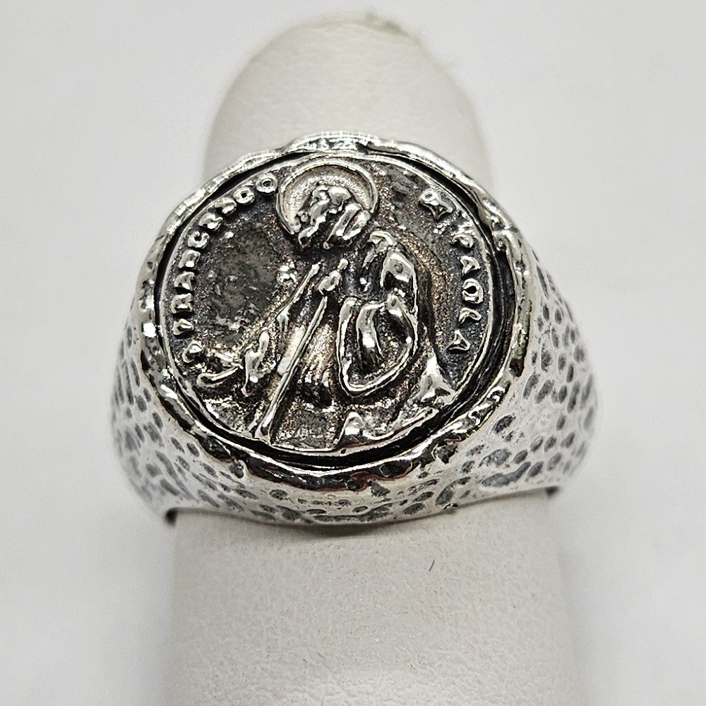 Anello San Francesco di Paola Gambo lavorato in Argento - AN.SF.5 Amanthia